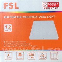 12W  SURFACE PANEL LIGHT